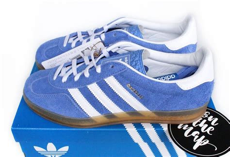 adidas gazelle blue indoor|Adidas gazelle indoor blue fusion.